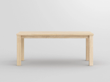 FORTE - Rectangular solid wood table by Vitamin Design - view 3